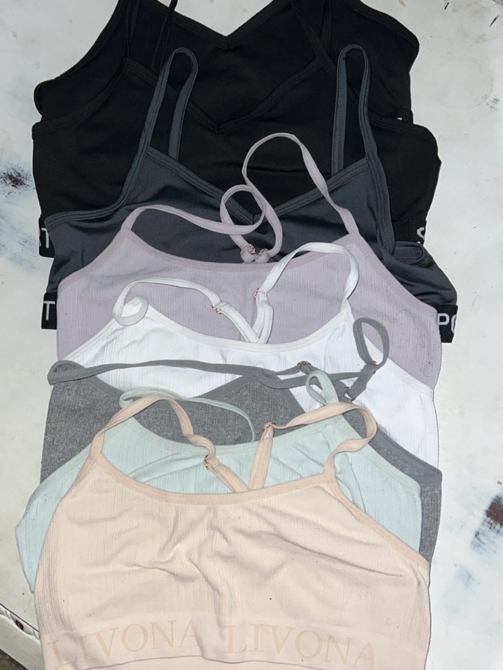 Girls XL Training Bras Bundle- 8 Count